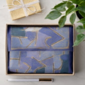 Blue Night by Paul Klee, Abstrakt Seidenpapier (Geschenk)