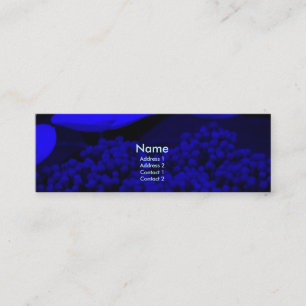 Blue Night H Mini Visitenkarte