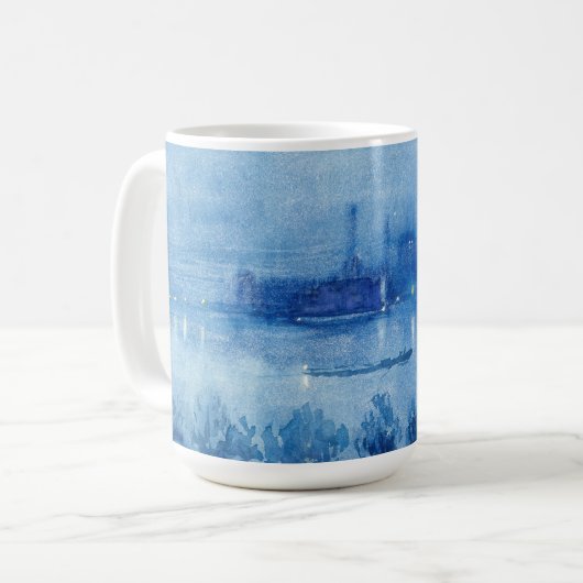 Blue Night, London | Joseph Pennell Kaffeetasse (Vorderseite Links)