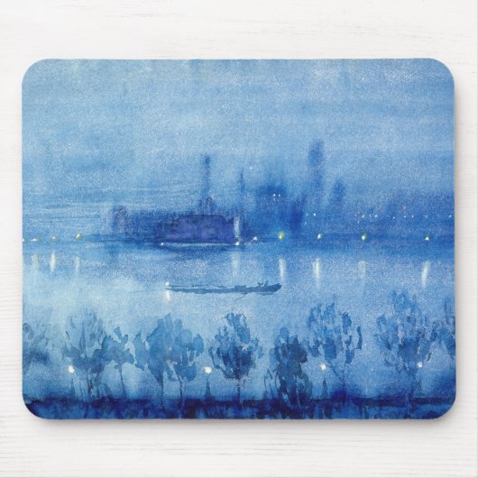 Blue Night, London | Joseph Pennell Mousepad (Vorne)