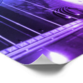 Blue Night London Tower Bridge Poster (Ecke)