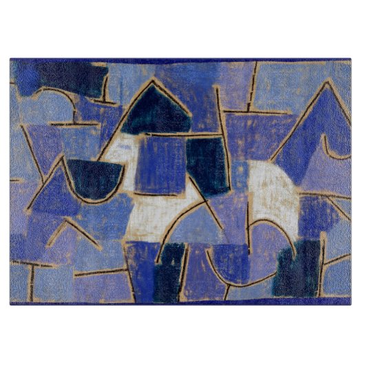 Blue night - Paul Klee Schneidebrett (Vorderseite)