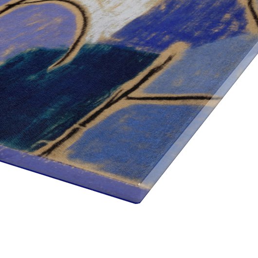 Blue night - Paul Klee Schneidebrett (Ecke)