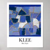 Blue Night von Paul Klee Poster (Vorne)
