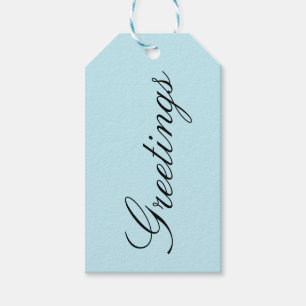 Blue No.1, pastellblau, hellblau, Geschenketikette Geschenkanhänger