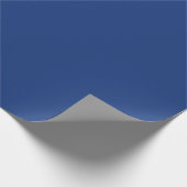 Blue No. 3, Blue Wrapping Paper Geschenkpapier (Ecke)
