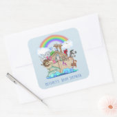 Blue Noah's Ark Baby Shower Sticker (Umschlag)