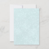 Blue Nordic Christmas Rentier Pair Save the Date Einladung (Rückseite)