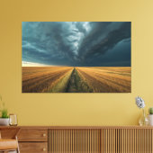 Blue Norther Poster - Dramatic Weather Front Print Leinwanddruck (Insitu (Wohnzimmer))