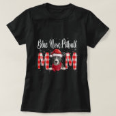 Blue Nose Pitbull Hund Mama Vater Familienkostüm D T-Shirt (Design vorne)