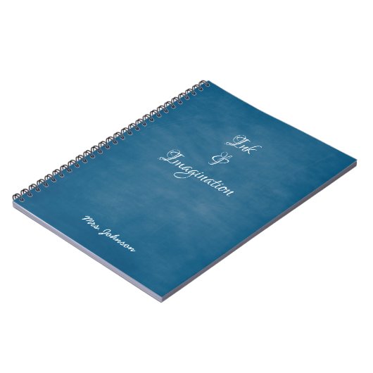 Blue Notebook Notizblock (Linke Seite)