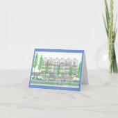 Blue NoteCards von Spring City Dankeskarte (Vorderseite)