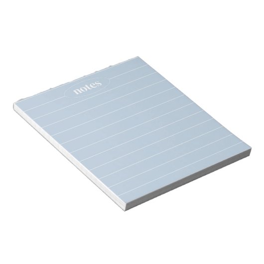 Blue Notes Sleek & Modern Stationery Notizblock (angewinkelt)