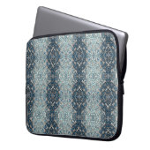 Blue Nouveau Laptopschutzhülle (Vorderseite Links)