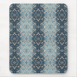 Blue Nouveau Mouse Pad Mousepad