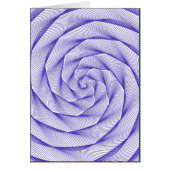 Blue Nucleus Dive Drop Math Swirl Card (Vorne)