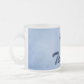 Blue Number 1 Lehrer Mattglastasse (Links)