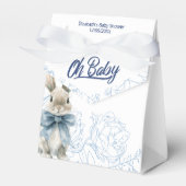 Blue Nummy Baby Dusche Geschenkschachtel (Vorderseite)