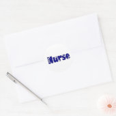 Blue Nurse Sticker (Umschlag)