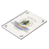 Blue Nutcracker Baby Dusche Erste-Jahr-Meilenstein Notizblock (Linke Seite)