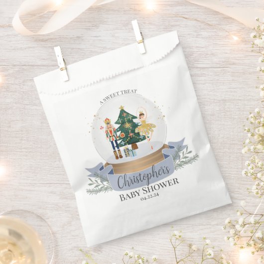 Blue Nutcracker Baby Shower bevorzugt Cookie-Lecke Geschenktütchen (Ausgeschnitten)