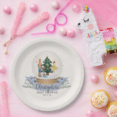 Blue Nutcracker Babydusche Party Pappteller (Party)