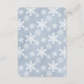 Blue Nutcracker Bücher für die Einladung von Babys (Rückseite)