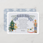 Blue Nutcracker Bücher für die Einladung von Babys (Vorne/Hinten)