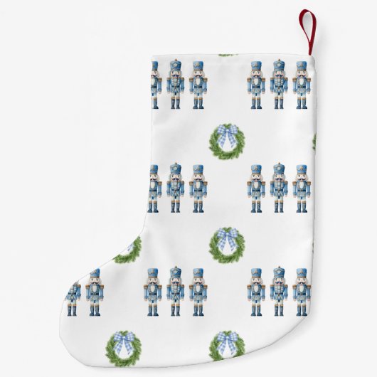 Blue Nutcracker Nostalgic Kleiner Weihnachtsstrumpf (Rückseite)