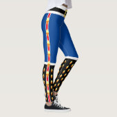 Blue Nutcracker Toy Soldier Kostüm Leggings (Rechts)