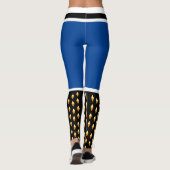 Blue Nutcracker Toy Soldier Kostüm Leggings (Rückseite)
