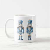 Blue Nutcracker Weihnachten Kaffeetasse (Links)