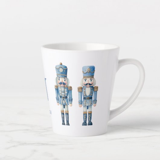 Blue Nutcracker Weihnachten Milchtasse (Rechts)
