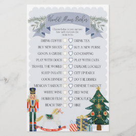 Blue Nutcracker würde lieber ein Baby Duschspiel m