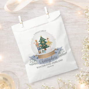 Blue Nutcracker zum ersten Geburtstag favorisiert  Geschenktütchen