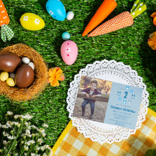 Blue Oaster 2. Geburtstag Einladung