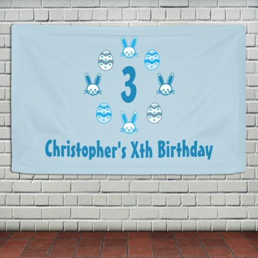 Blue Oaster 3. Geburtstag Banner