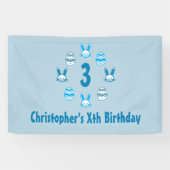 Blue Oaster 3. Geburtstag Banner (Horizontal)