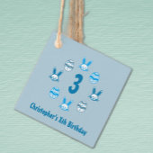 Blue Oaster 3. Geburtstag Geschenkanhänger