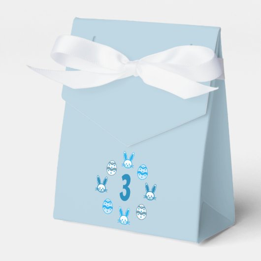 Blue Oaster 3. Geburtstag Geschenkschachtel (Vorderseite)
