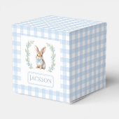 Blue Oaster Bunny Baby Dusche Geschenk Schachteln Geschenkschachtel (Rückseite)