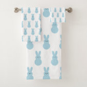 Blue Oaster Bunny Bath Handtuch Set (Insitu)