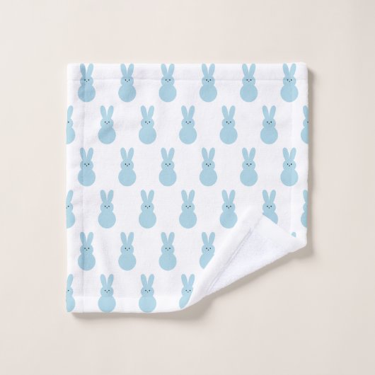 Blue Oaster Bunny Bath Handtuch Set (Waschlappen)