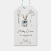 Blue Oaster Bunny Geschenkanhänger (Vorderseite)