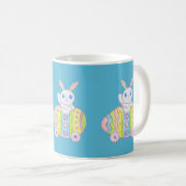 Blue Oaster Egg Bunny Tasse (VorderseiteRechts)