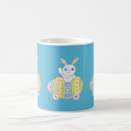 Blue Oaster Egg Bunny Tasse (Mittel)