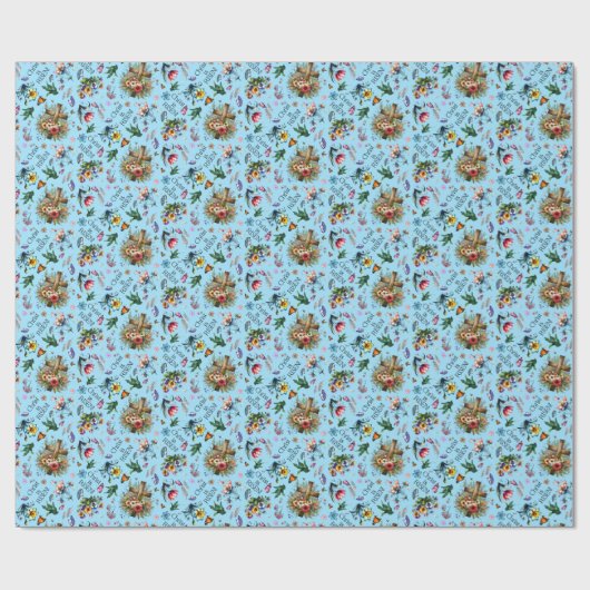 Blue Oaster Garden Christlich Geschenkpapier (Flach)