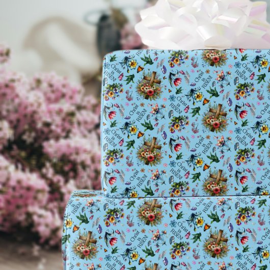 Blue Oaster Garden Christlich Geschenkpapier