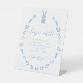 Blue Oaster Kaninchen Baby Dusche Windel Windeln T Sockelschild