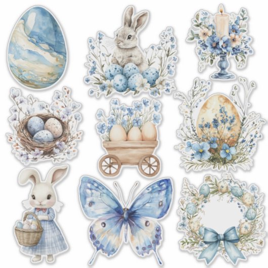 Blue Oaster Set 2 Aufkleber (Vorderseite)